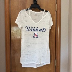 officially licensed fan wear tank short sleeve Arizona Wildcats night shirt